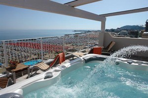 Spa con panorama sul mare