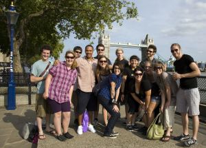 Gli studenti di Sprachdirekt durante le visite a Londra. 